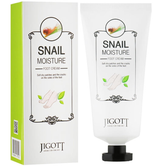 КРЕМ ДЛЯ НОГ JIGOTT SNAIL MOISTURE FOOT CREAM 100 ml