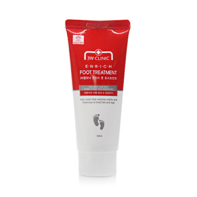 КРЕМ ДЛЯ НОГ 3W CLINIC ENRICH FOOT TREATMENT 100 ml