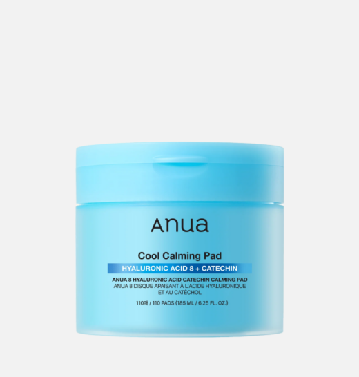 ПЭДЫ ДЛЯ ЛИЦА ANUA HYALURONIC ACID CATECHIN CALMING PAD 185 ml/100 pads