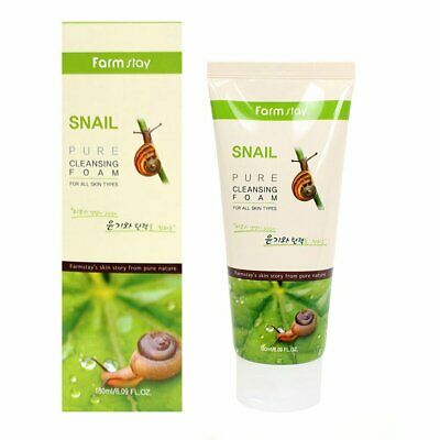 УМЫВАНИЕ FARM STAY SNAIL PURE CLEANSING FOAM 180ml