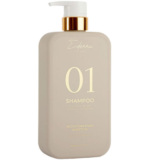 ШАМПУНЬ EDERRA GOLD EQUILIBRIUM RESTORE SULFATE FREE SHAMPOO 01 600 ml
