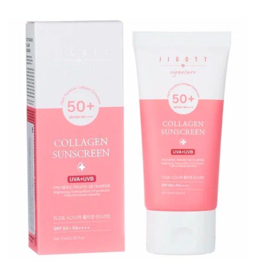 СОЛНЦЕЗАЩИТНЫЙ КРЕМ JIGOTT SIGNATURE COLLAGEN SUNSCREEN 70 ml