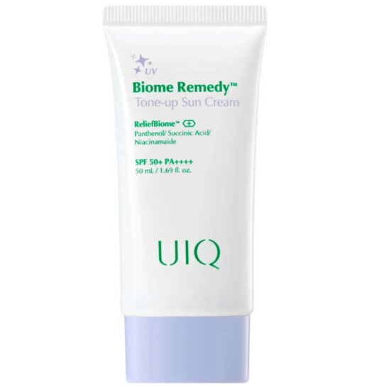 СОЛНЦЕЗАЩИТНЫЙ КРЕМ UIQ BIOME REMEDY TONE UP SUN CREAM PURPLE 50 ml