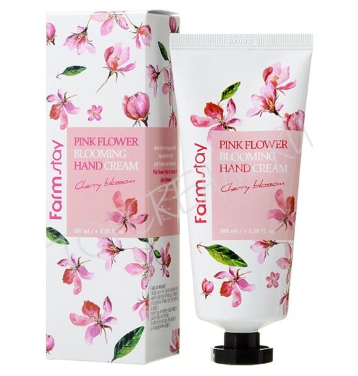 КРЕМ ДЛЯ РУК FARM STAY PINK FLOWER BLOOMING HAND CREAM WATER LILY 100 мл