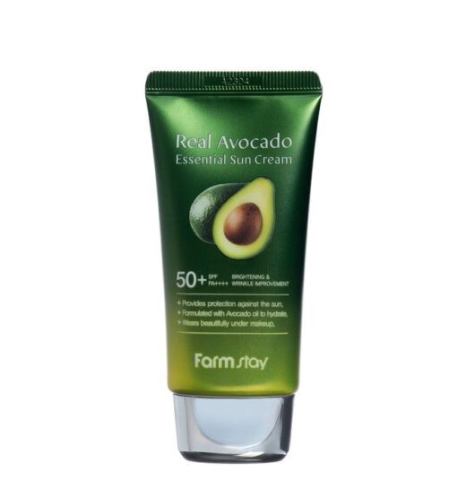 СОЛНЦЕЗАЩИТНЫЙ КРЕМ FARM STAY REAL AVOCADO ESSENTIAL SUN CREAM 70 g
