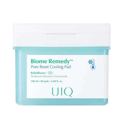 ПЭД ДЛЯ ЛИЦА UIQ BIOME REMEDY PORE RESET COOLING PAD 7 ml/2 pads