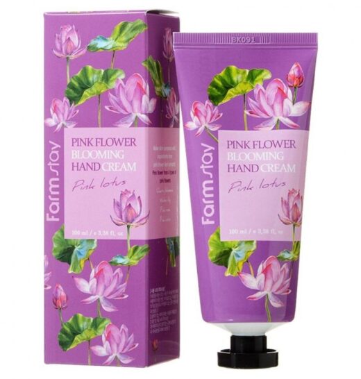 КРЕМ ДЛЯ РУК FARM STAY PINK FLOWER BLOOMING HAND CREAM PINK LOTUS 100 мл
