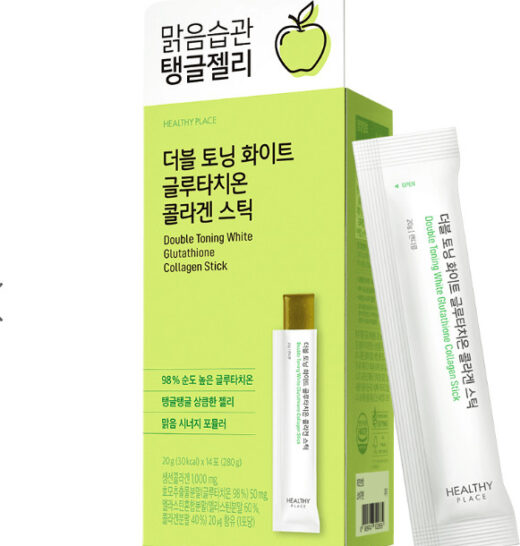 КОЛЛАГЕНОВОЕ ЖЕЛЕ HEALTHY PLACE DOUBLE TONING WHITE GLUTATHIONE COLLAGEN STICK 20g