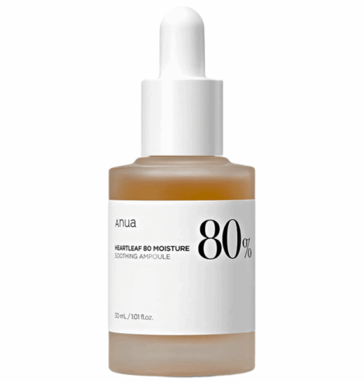 СЫВОРОТКА ДЛЯ ЛИЦА ANUA HEARTLEAF 80 MOISTURE SOOTHING AMPOULE 30 ml