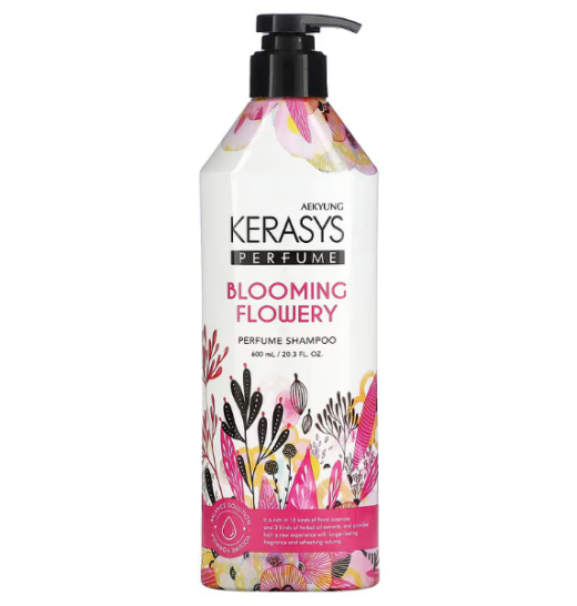ШАМПУНЬ AEKYUNG KERASYS PERFUME SHAMPOO BLOOMING AND FLOWERY  600 ml
