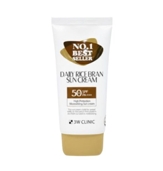 СОЛНЦЕЗАЩИТНЫЙ КРЕМ 3W CLINIC DAILY RICE BRAN SUN CREAM 70 ml