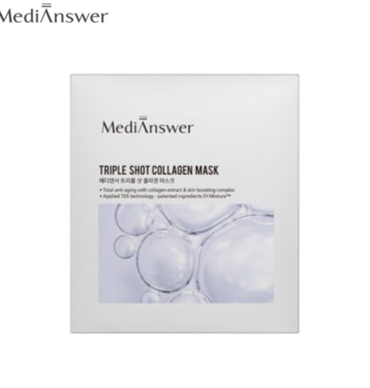 ОДНОРАЗОВАЯ МАСКА MEDIANSWER TRIPLE SHOT COLLAGEN MASK 37 g