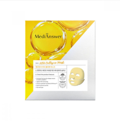 ОДНОРАЗОВАЯ МАСКА MEDIANSWER VITA COLLAGEN MASK 37 g
